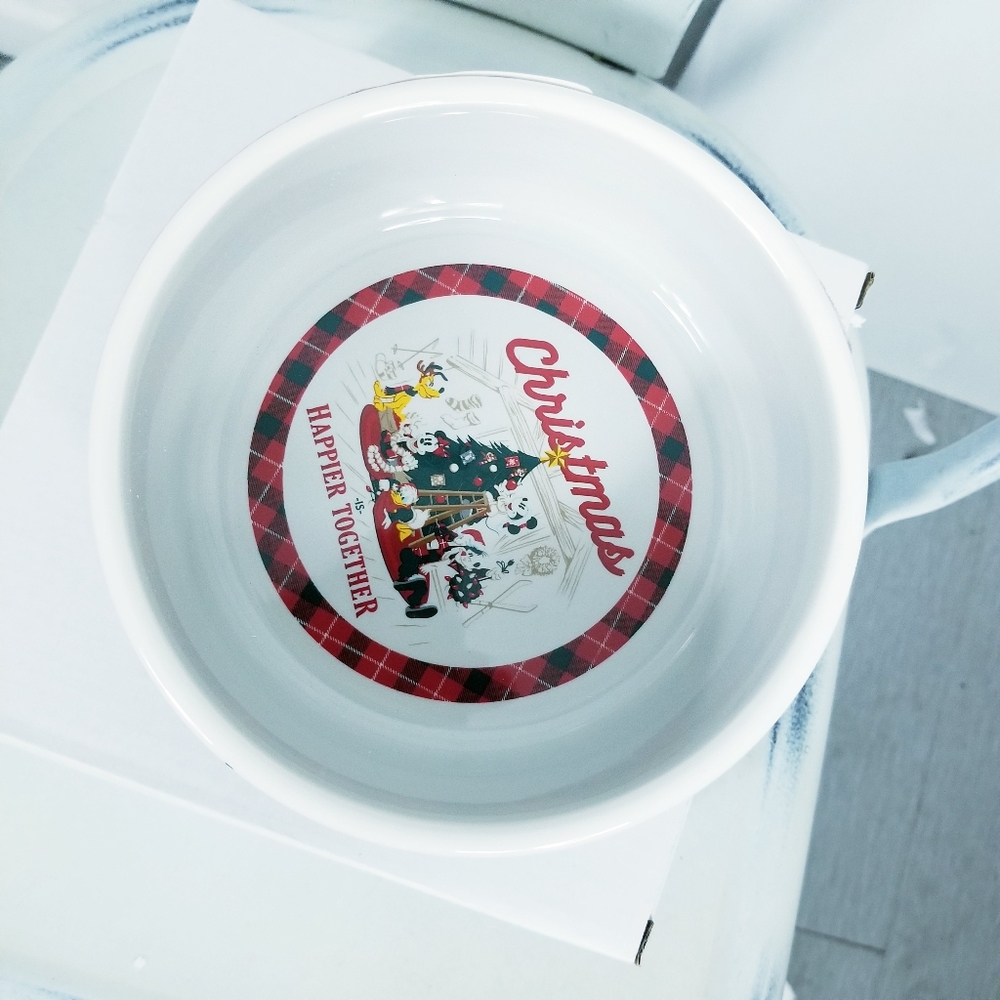 Disney Parks Dogs Holiday Food bowl NEW